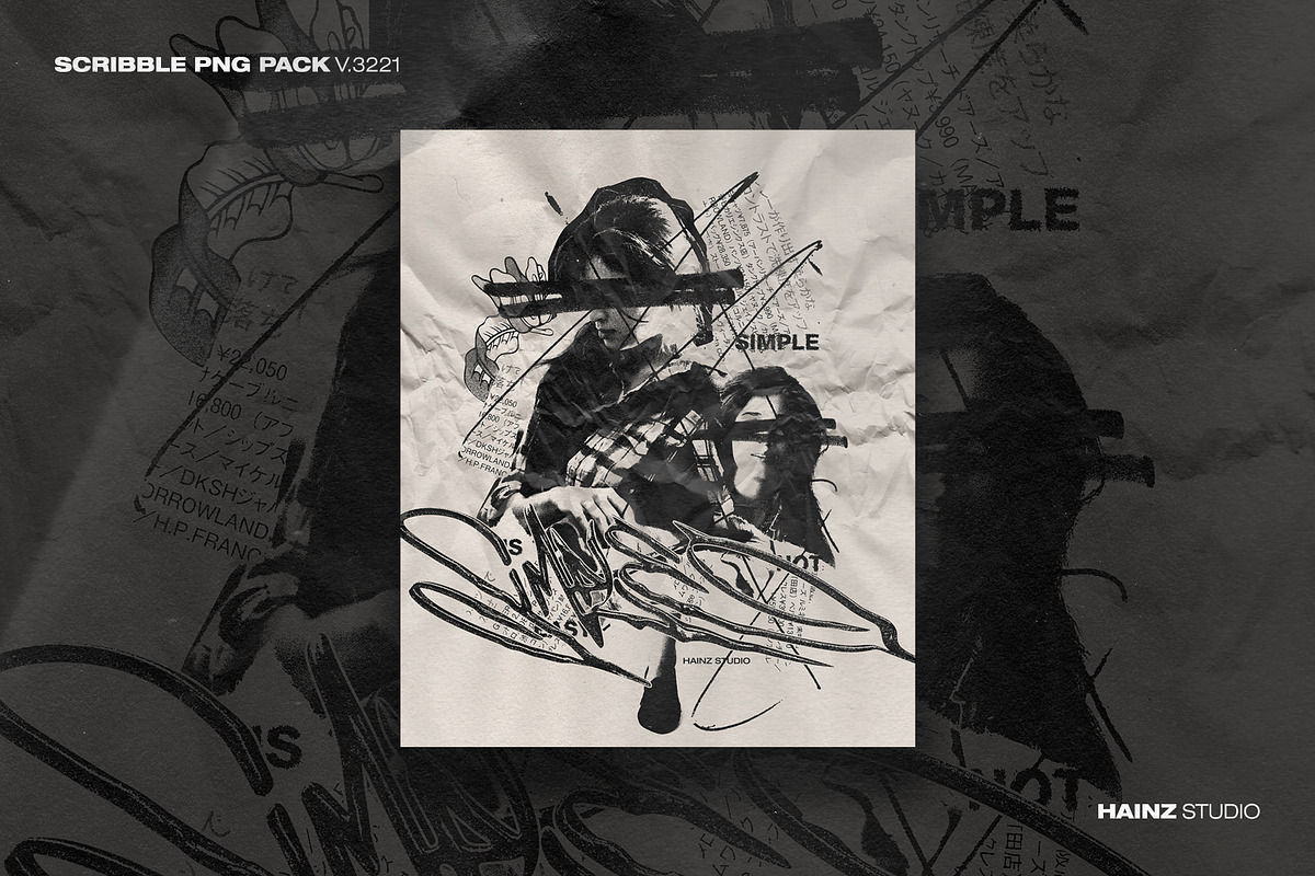 Scribble v.3221 - 90 png Scribble, an Object Graphic by Hainz Studio (Photo 3 of 7)