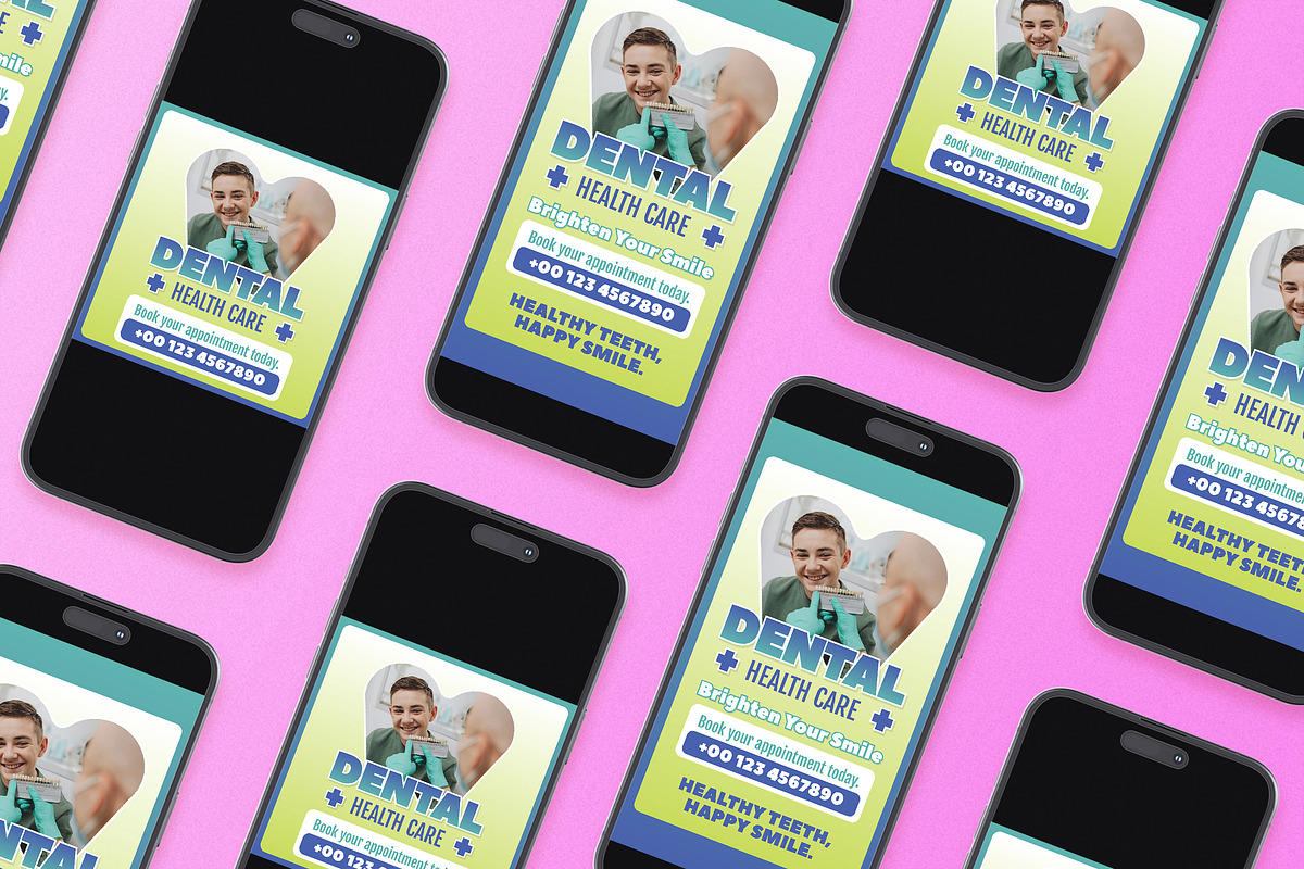 Dental Healthcare Flyer Set, a Flyer Template by Aiyari Graphic (Photo 2 of 3)