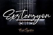 Exstensyon Brush Business Font, a Script Font by Creatype Studio (Thumbnail 1 of 8)