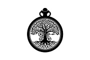 Steampunk Tree of Life Symbol Bundle, an Illustration by yasushie (Thumbnail 4 of 31)