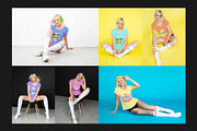 T-Shirt Mock-Up Set, a Shirt Mockup by Freeman Studio (Thumbnail 7 of 16)