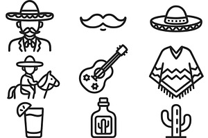 Vector illustration of Mexican, an Illustration by ZinetroN