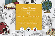 Hand Drawn Back to School Images, an Education Illustration by H&C Drawings & Designs (Thumbnail 1 of 15)