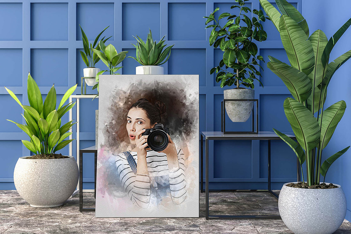 Watercolor Whimsy Photo Effect, an Action Add-On by MRI STUDIO (Photo 3 of 12)