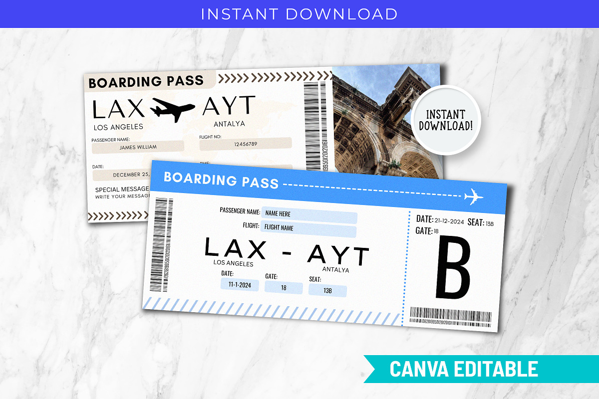Antalya Trip Gift Ticket, a Templates & Theme by Snapybiz (Photo 1 of 10)