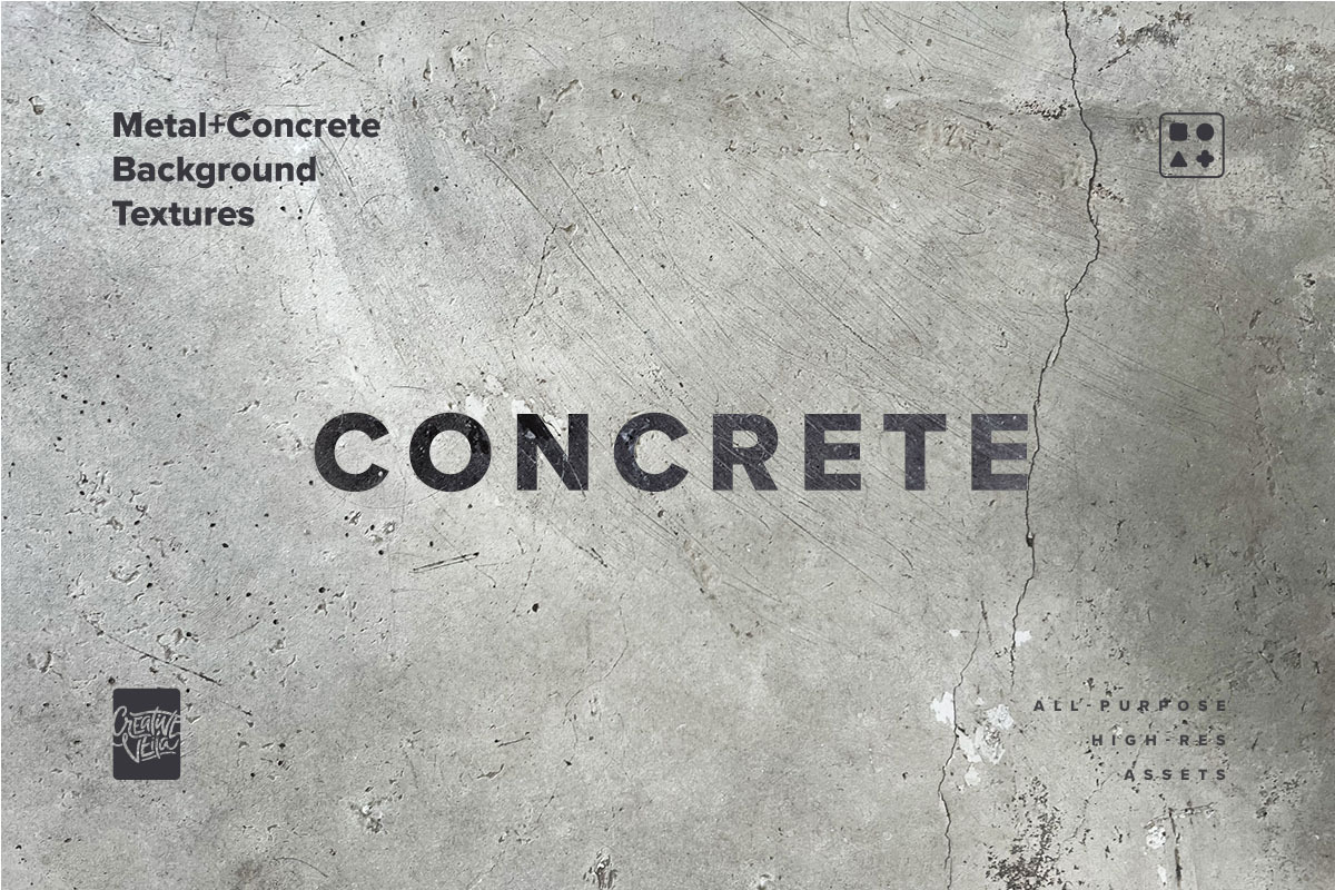 Brutalist Metal & Concrete Textures, a Texture Graphic by Creative Veila (Photo 3 of 10)
