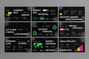 Black Creative Pitch Deck PPT, a Presentation Template by graphicook (Thumbnail 3 of 5)