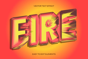 Fire Text Effect Design, a Layer Style Add-On by CreativeShaper