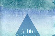 Ocean waves watercolor texture, a Texture Graphic by Inna Vinchenko Designs (Thumbnail 2 of 3)