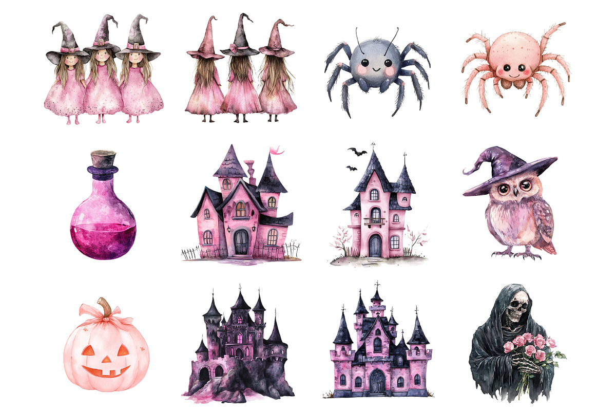 Halloween Clipart, an Illustration by Design Market (Photo 3 of 4)