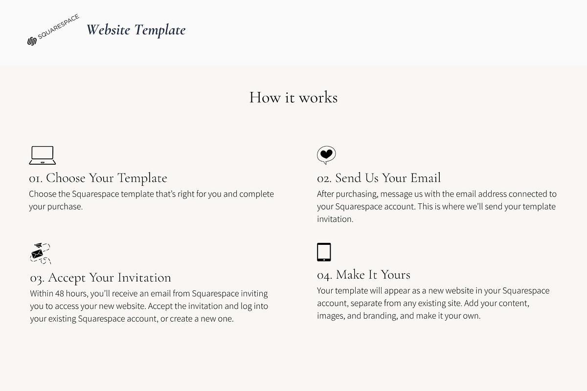 Melody Squarespace 7.1 Template, a Squarespace Template by Beliveart Studio (Photo 4 of 4)