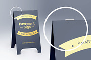Pavement Sign Mockup, an Advertising Mockup by ShooShooShop (Thumbnail 3 of 3)