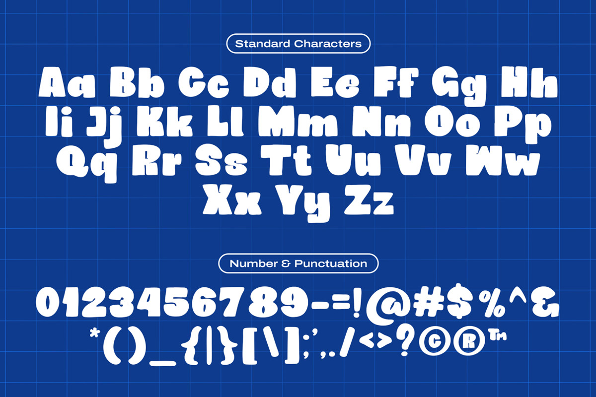 Moonthey – Bold Cute Retro Display F, a Sans Serif Font by kangfont Studio (Photo 8 of 10)