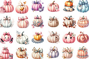 Coquette Pumpkin Clipart PNG, an Illustration by Designking (Thumbnail 2 of 4)