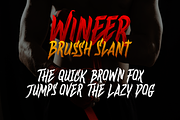 Wineer Brussh, a Font by Dumadistyle (Thumbnail 4 of 10)