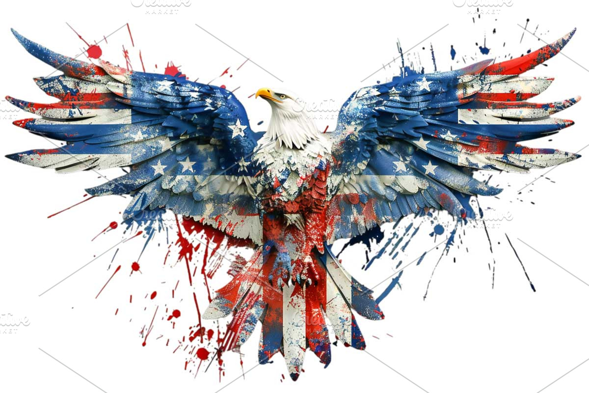 Eagle Patriotic 4th of July PNG, a Graphic by VetalStock (Photo 3 of 6)