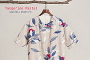 Tangerine Pastel Seamless Patterns, a Pattern Graphic by Marta & Livonka (Thumbnail 13 of 17)