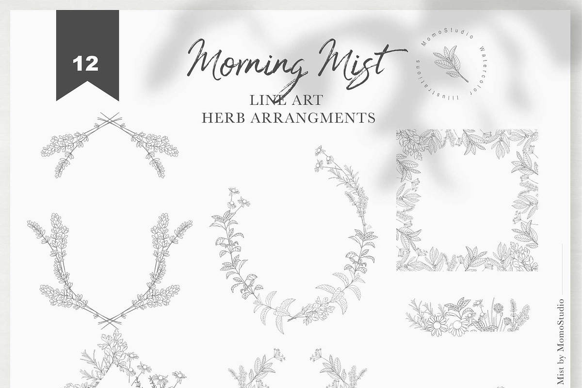 Morning Mist - Herb Collection, a Decorative Illustration by Momo Studio (Photo 11 of 18)