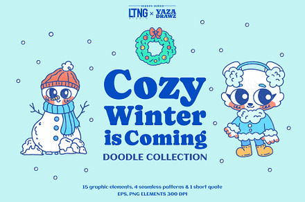 Cozy Winter Is Coming Doodle