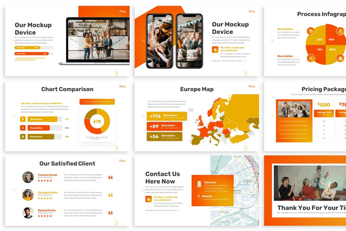 Festivy - Party Maker Powerpoint, a Presentation Template by SlideFactory (Photo 4 of 4)