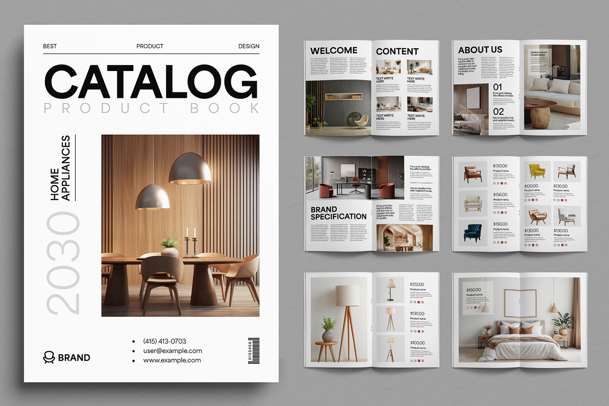 Catalog Brochure Layout, a Brochure Template by ContestDesign (Photo 1 of 3)