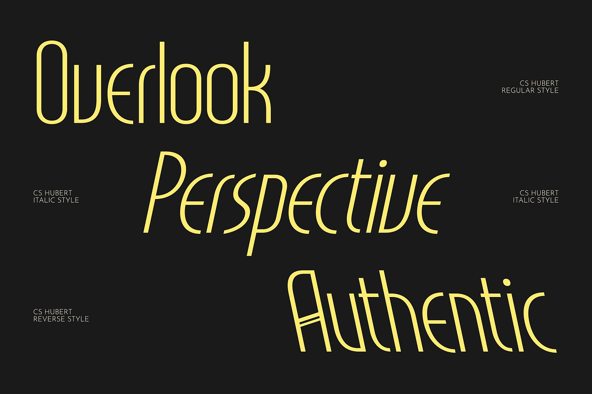 CS Hubert – Art Deco Font, a Sans Serif Font by Craft Supply Co. (Photo 2 of 8)