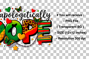 Juneteenth Trendy PNG Bundle, a Graphic by Black Gallery (Thumbnail 15 of 21)