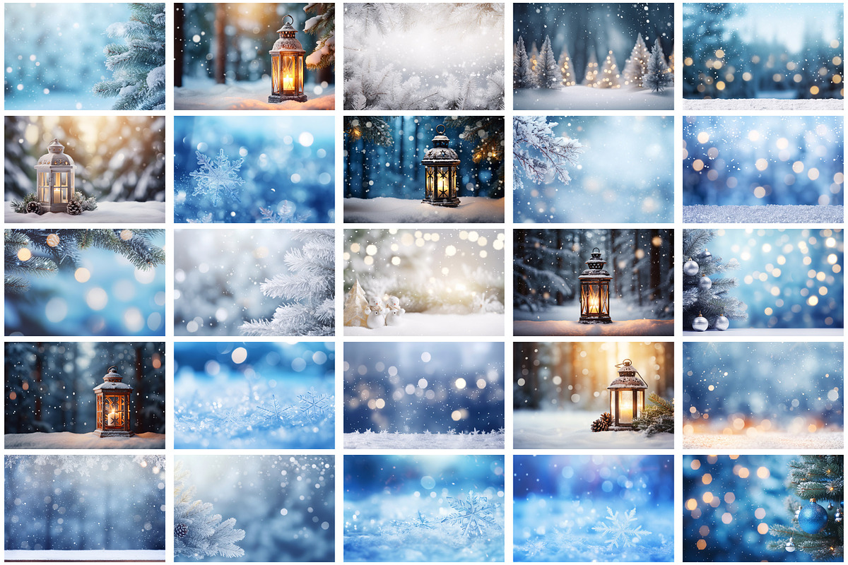 Winter Background, a Background Graphic by Forhadx5 (Photo 7 of 8)