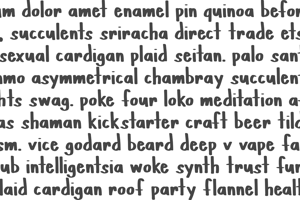 Pinta — A Handpainted Font preview 5