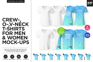 Men & Women Ghost T-shirt Mock-up, a Shirt Mockup by Mocca Mockups Store