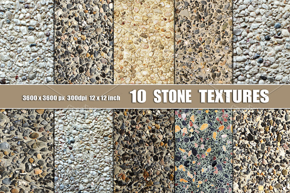 10 STONE PEBBLE WALL TEXTURES preview 6