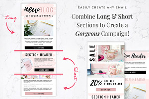 Email Marketing Template Canva Set