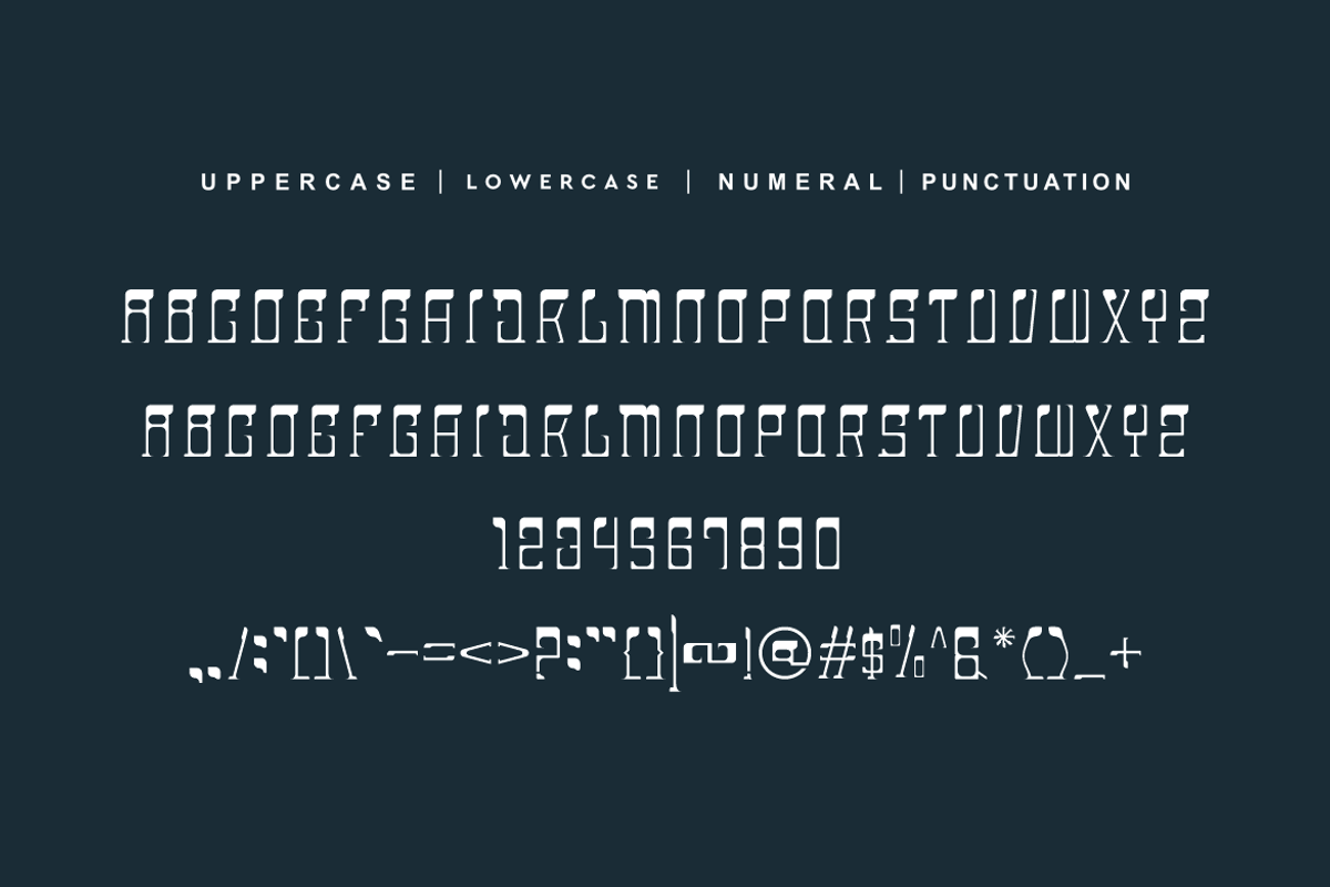 Borgneo Space - Futuristic Font, a Serif Font by QR Design Studio (Photo 5 of 6)