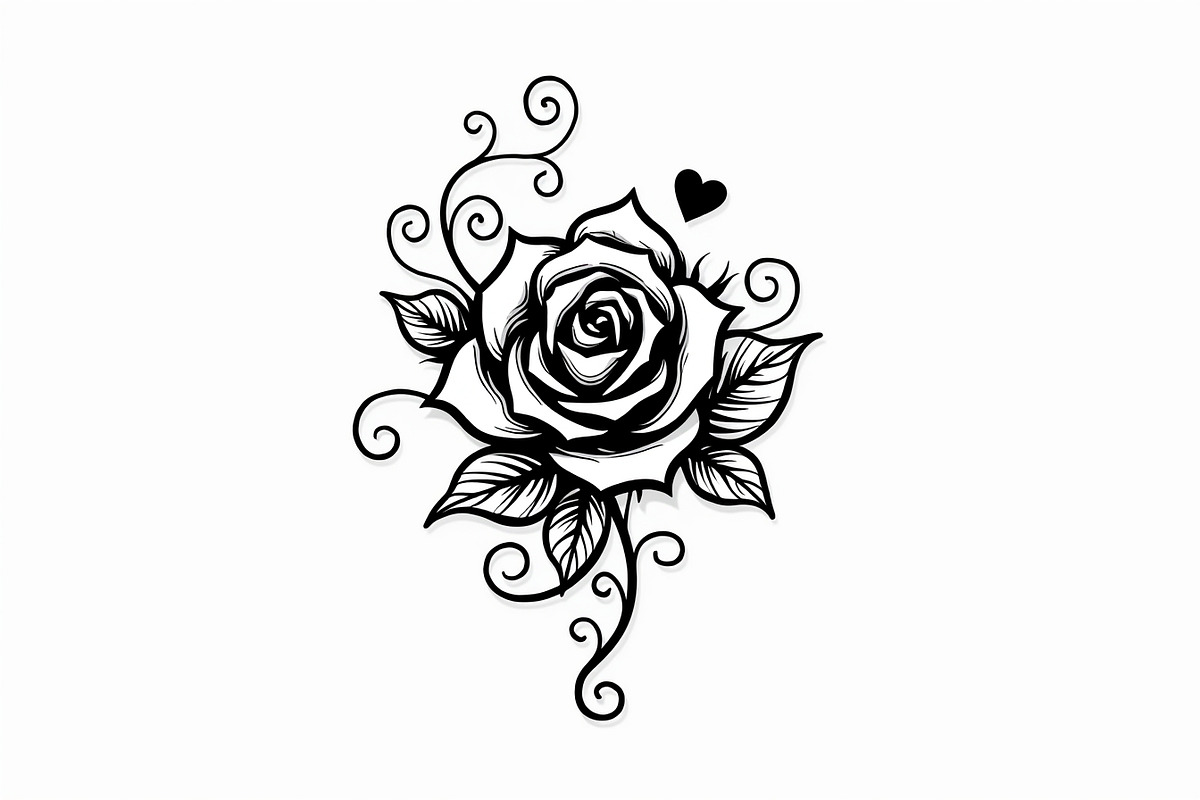 Elegant Rose Flower Bundle, an Illustration by Gfx_Store (Photo 6 of 9)