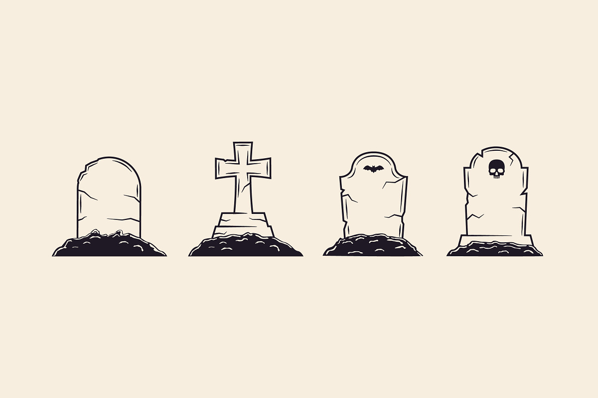 Zombie Hands & Graveyard Graphics, an Object Graphic by DenysHolovatiuk (Photo 4 of 4)