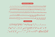 Hevling Justien Bold Brush Font, a Script Font by Letterena Studios Script (Thumbnail 13 of 15)