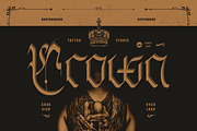 Djokovic Calligraphic Typeface, a Blackletter Font by infernostudio3 (Thumbnail 4 of 11)
