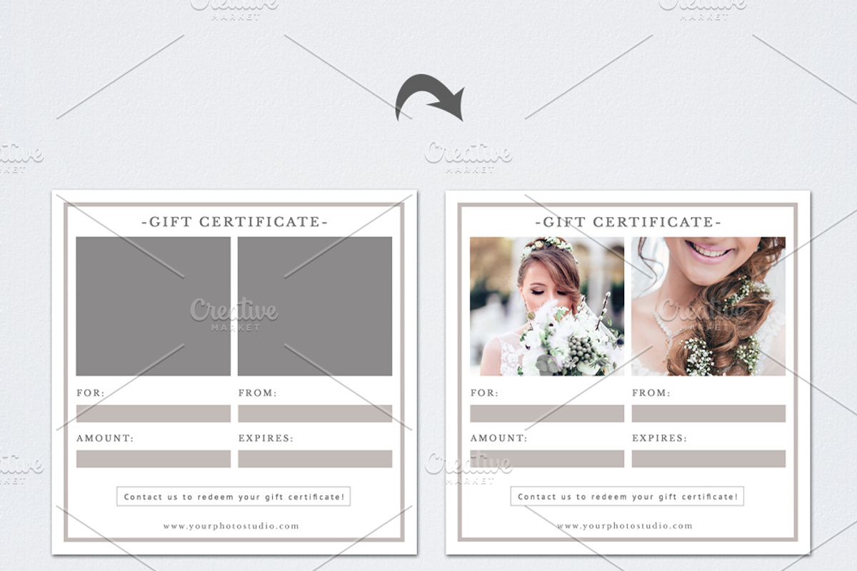 Photography Gift Certificate Templat, a Marketing Template by NM-Design-Studio (Photo 3 of 3)