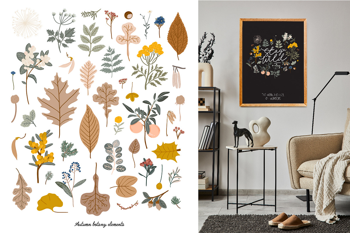 Botany & Halloween mystery BUNDLE, a Decorative Illustration by Ruslana Lubenets (Photo 4 of 47)
