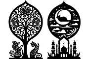 Whimsical Nature Cut Bundle, an Object Graphic by abu67222 (Thumbnail 6 of 13)