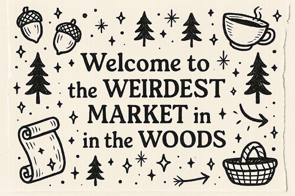 Fablewood Market, a Food Illustration by Curve Design (Photo 2 of 4)