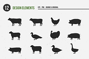 Farm Animals Logo & Graphics, a Branding & Logo Template by DenysHolovatiuk (Thumbnail 6 of 13)