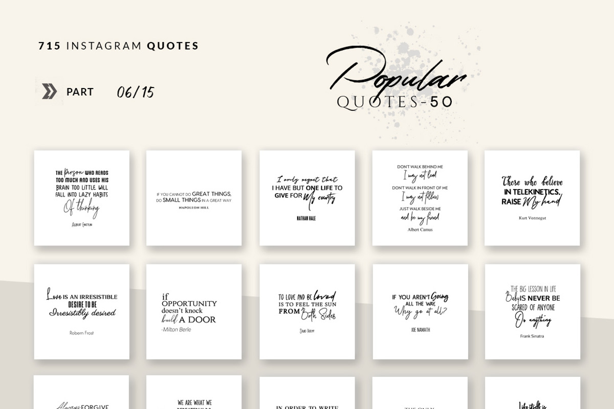 Instagram Social Media Quotes CANVA, a Social Media Template by Eviory (Photo 19 of 55)