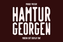Hamtur Georgen Display Font