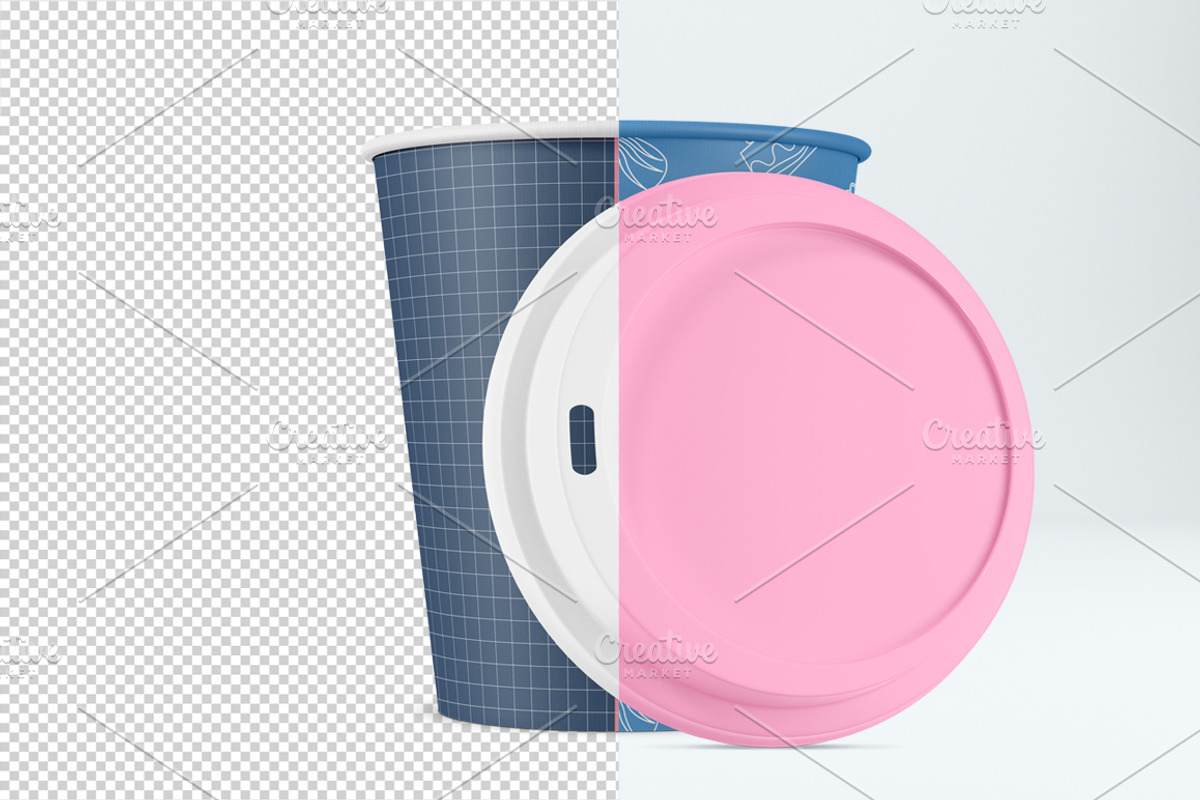 Coffee cup mockup. PSD mockup., a Cups & Container Mockup by NatalyaZelenova (Photo 4 of 5)