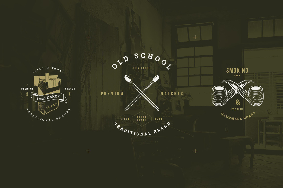 Vintage Badges vol 3, a Branding & Logo Template by blauananas (Photo 8 of 9)