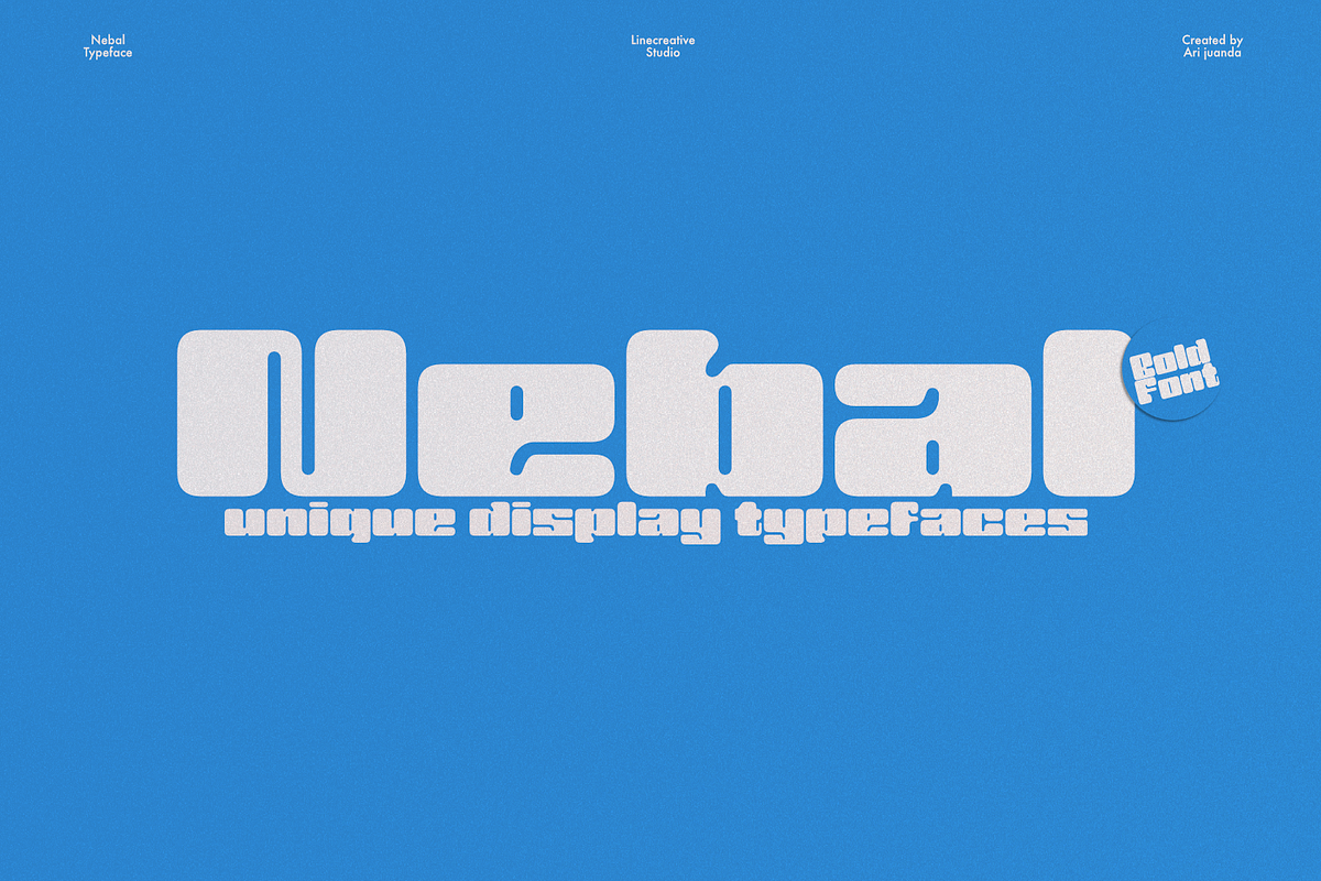 Nebal, a Sans Serif Font by Linecreative (Photo 1 of 8)