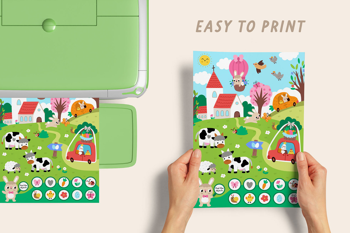 Easter village games and activities, an Education Illustration by Lexi Claus (Photo 4 of 15)