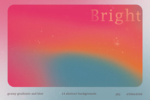 Bright - 14 Grainy gradients
