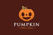 Happy Halloween Pumpkin Logo Design, a Branding & Logo Template by vectorwithin (Thumbnail 1 of 3)